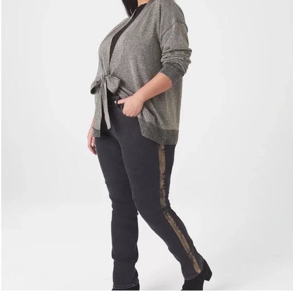 NWT Lane Bryant Size 24W Body Icon Signature Fit Black Jeans Mid Rise Skinny